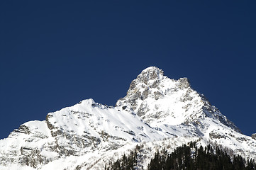 Image showing Mountain close-up