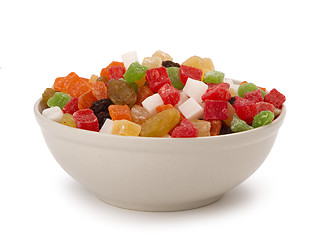 Image showing multi-coloured candied fruits