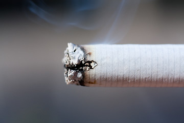 Image showing lit cigarette