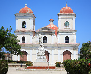 Image showing San Fulgencio's Church at Gibara, Cuba.