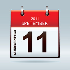 Image showing Grandparents calendar icon