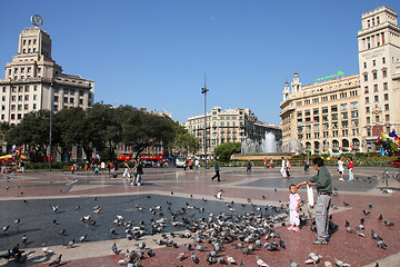 Image showing Barcelona - Placa Catalunya