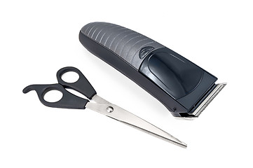Image showing Hair Clipper with Scissors
