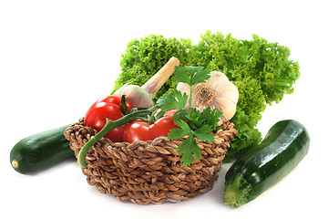 Image showing Vegetable basket