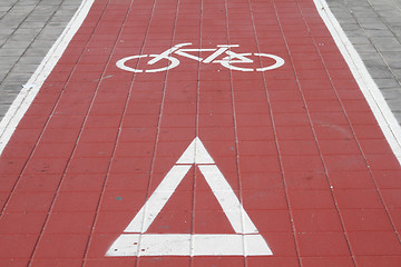 Image showing Cycle track
