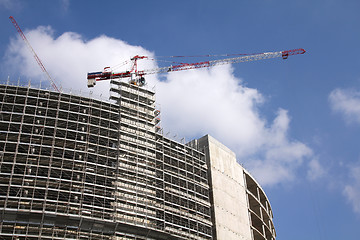 Image showing Skyscraper construction