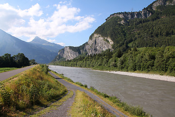 Image showing Cycle track in Switzerland