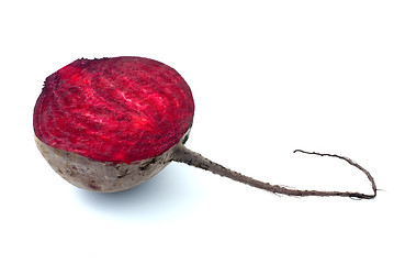 Image showing Half of red beet