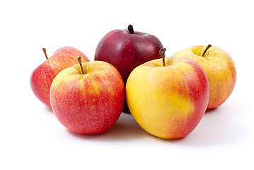 Image showing Five apples