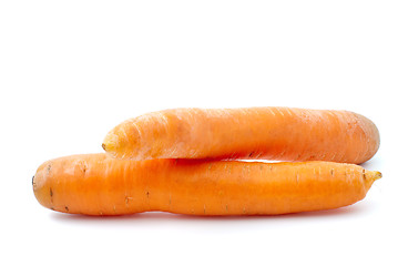 Image showing Two carrots