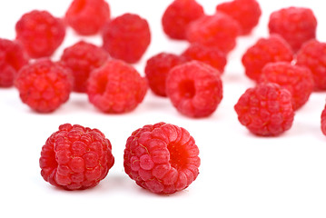 Image showing Raspberries