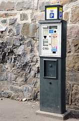 Image showing Parking ticket machine