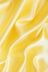 Image showing Smooth elegant golden silk