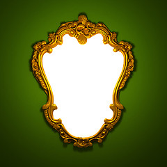 Image showing golden frame