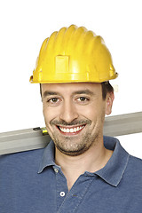 Image showing smiling confident manual worker