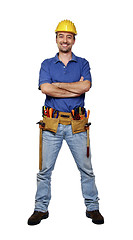 Image showing confident manual worker 