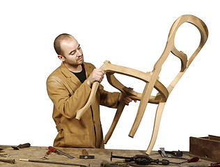 Image showing craftsman at work