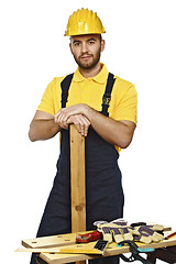 Image showing confident manual worker