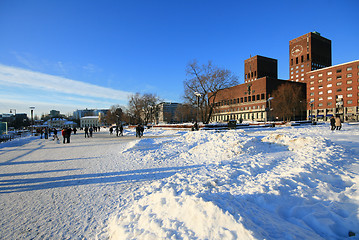 Image showing Oslo cityhall.