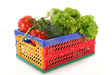 Image showing Vegetable box
