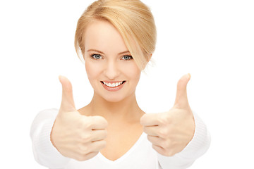 Image showing thumbs up