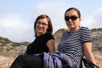 Image showing Female tourists