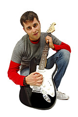 Image showing young man with guitar
