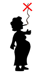 Image showing No smoking during pregnancy