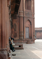Image showing Jama Masjid courtyard