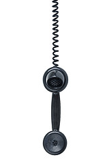 Image showing Hanging phone isolated on white