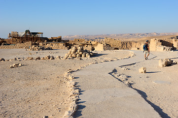 Image showing Fortress Masada in Israel