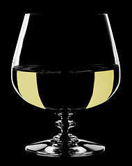 Image showing glass wine goblet, isolated.