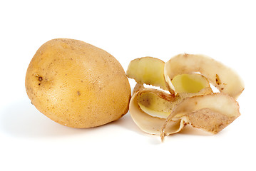 Image showing Potato and some peel