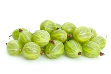 Image showing Green gooseberries