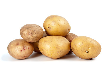 Image showing Some potatoes