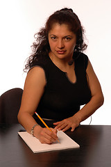 Image showing woman in office