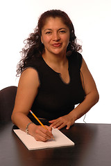 Image showing woman in office