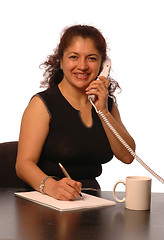 Image showing woman in office