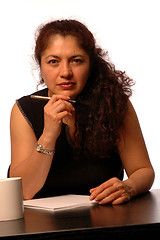 Image showing woman in office