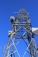 Image showing Telecommunications tower