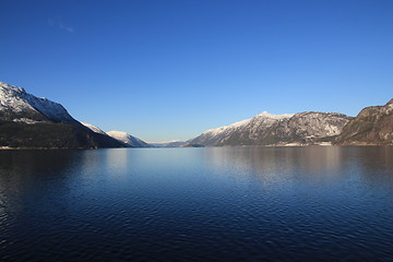 Image showing Norwegian fjord