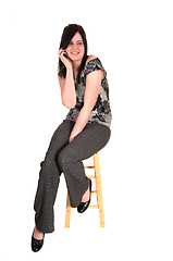 Image showing Businesswoman sitting.