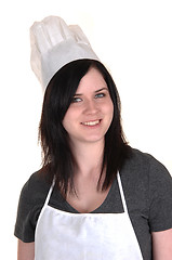 Image showing Portrait of a cook girl.