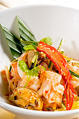 Image showing fresh seafood thai salad