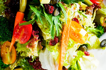 Image showing fresh mixed salad