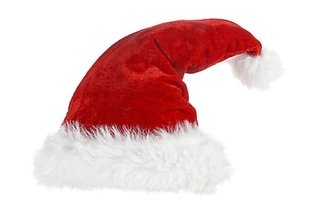 Image showing santa claus red cap