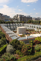 Image showing public garden in paris