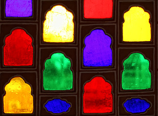 Image showing color glass windows