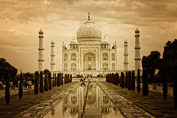 Image showing taj mahal india monument