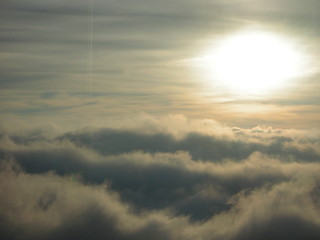 Image showing cloudy sunset